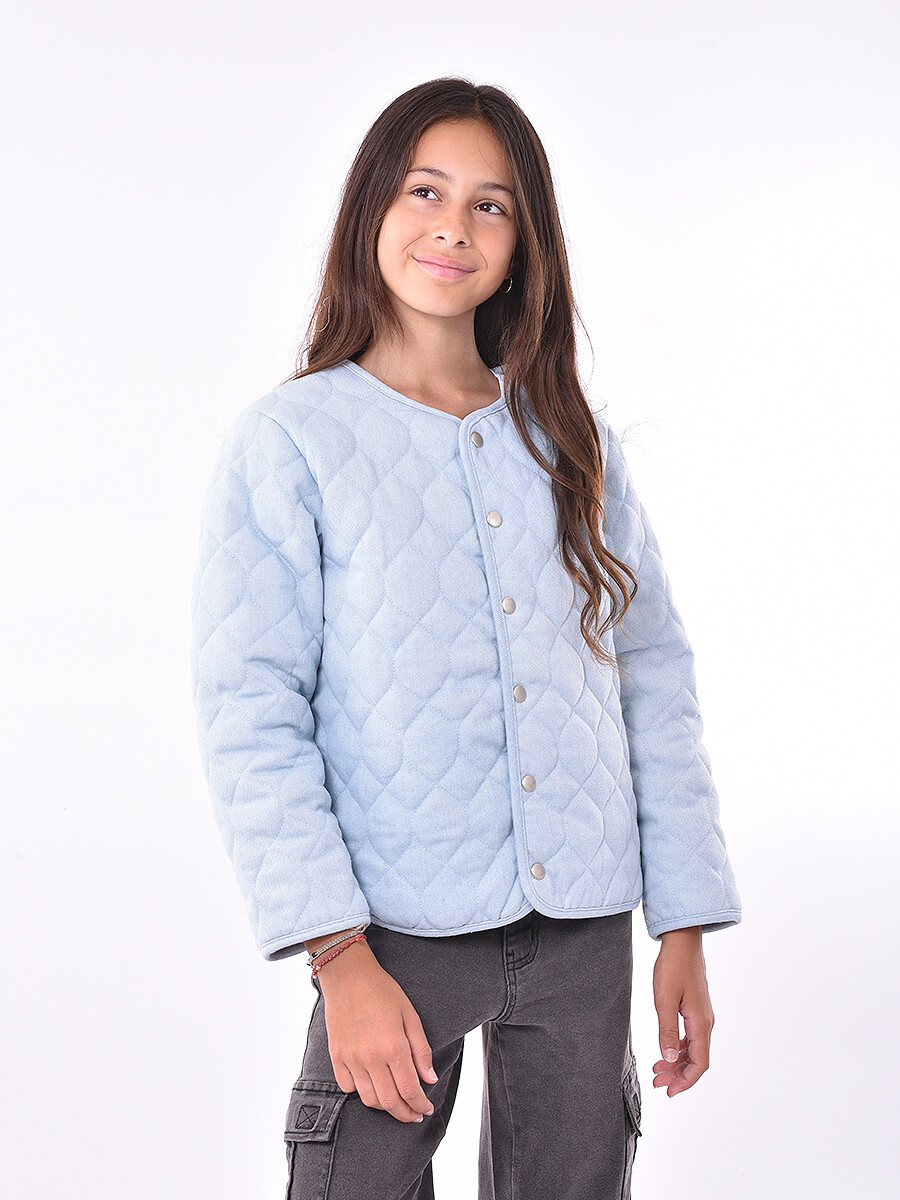 CAMPERA SATURNO - CELESTE 