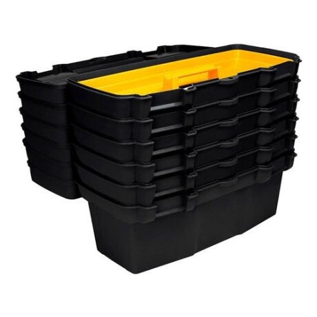 Caja de herramientas Rimax 16" con bandeja Negroamarillo