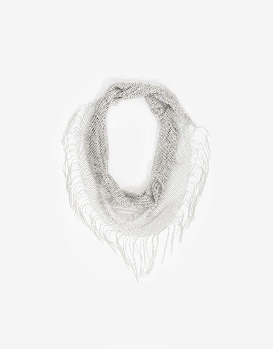 Pashmina De Red Plateada 