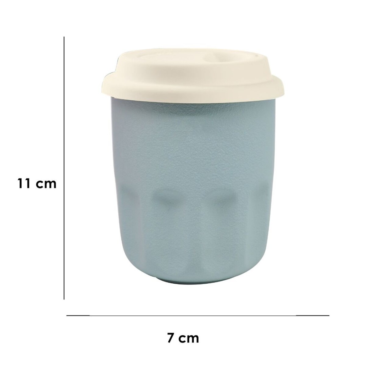 Vaso cerámica 290ml - verde agua 
