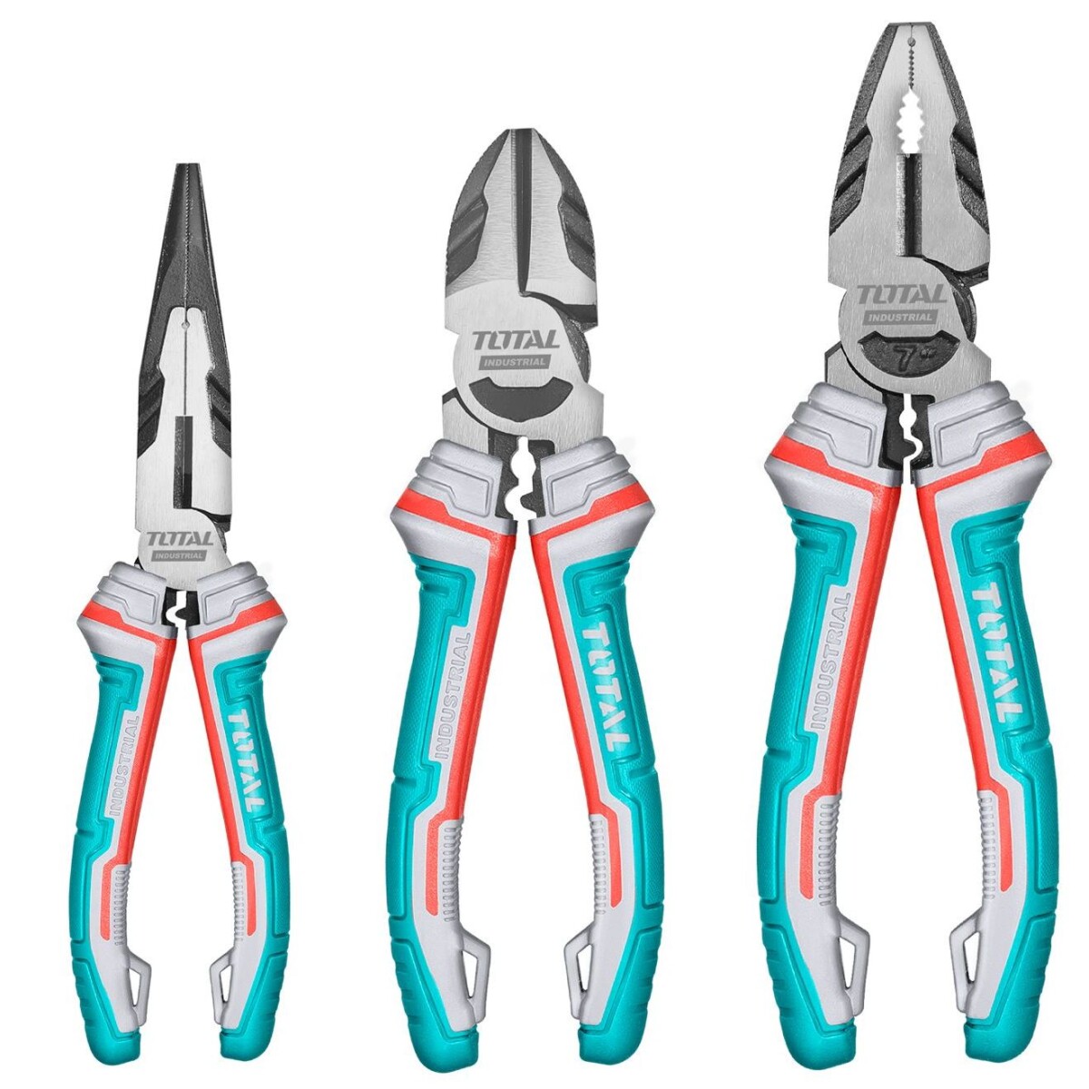 Set De 3 Alicates / Pinzas - Industrial, Alto Torque 