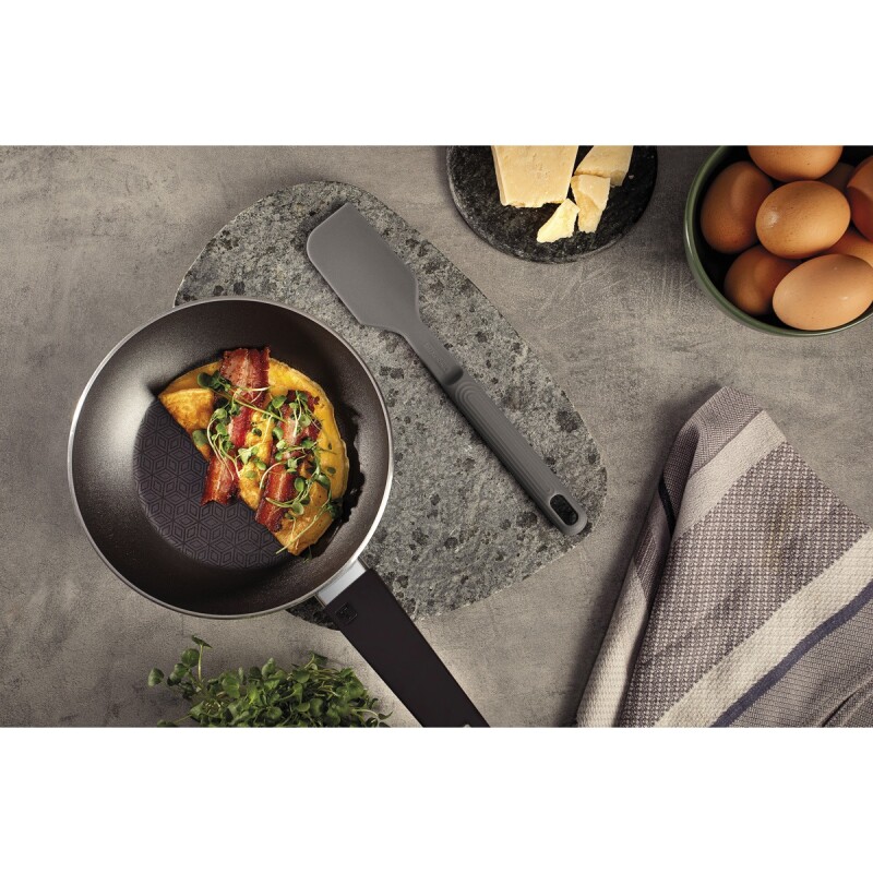 Espátula De Silicona Gris Tramontina - 25855/160 Espátula De Silicona Gris Tramontina - 25855/160