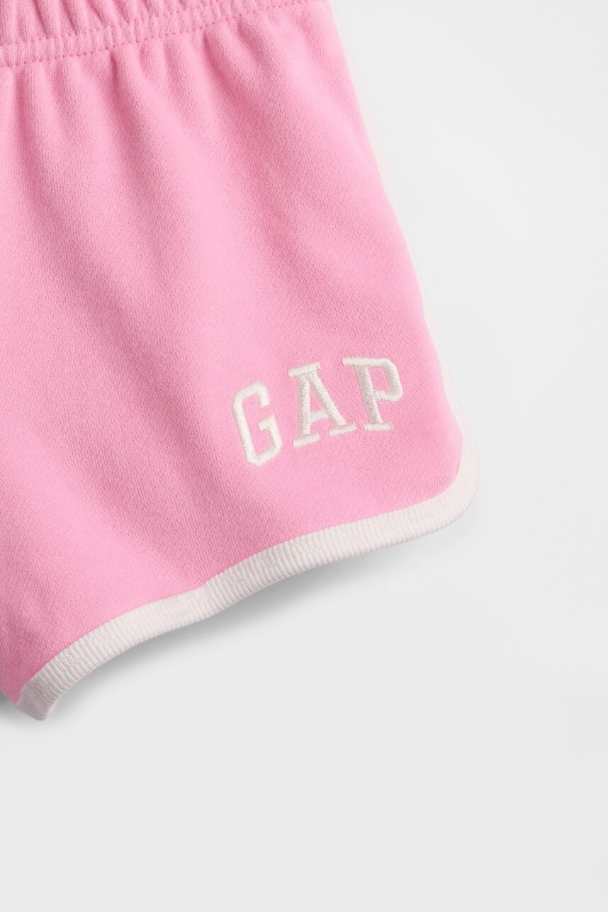 Short Deportivo Logo Gap Toddler Niña May Pink