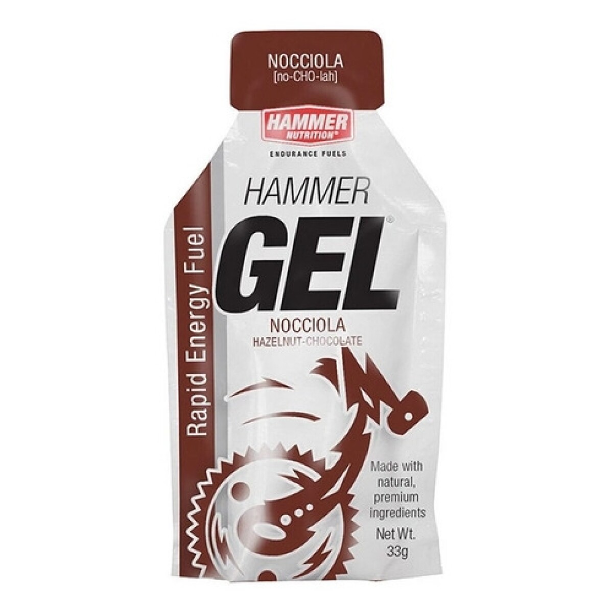 Energizante en gel con carbohidratos Hammer - Chocolate 