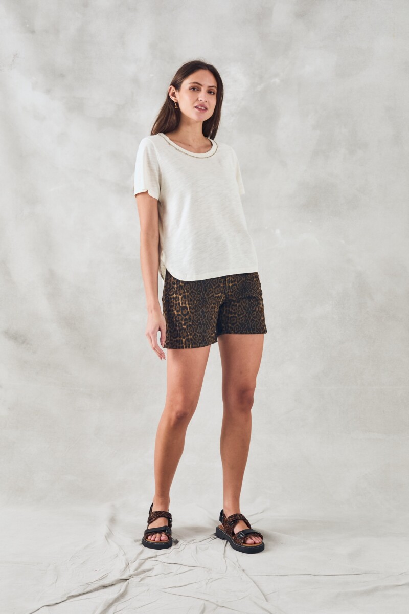 Short Animal Print Multi