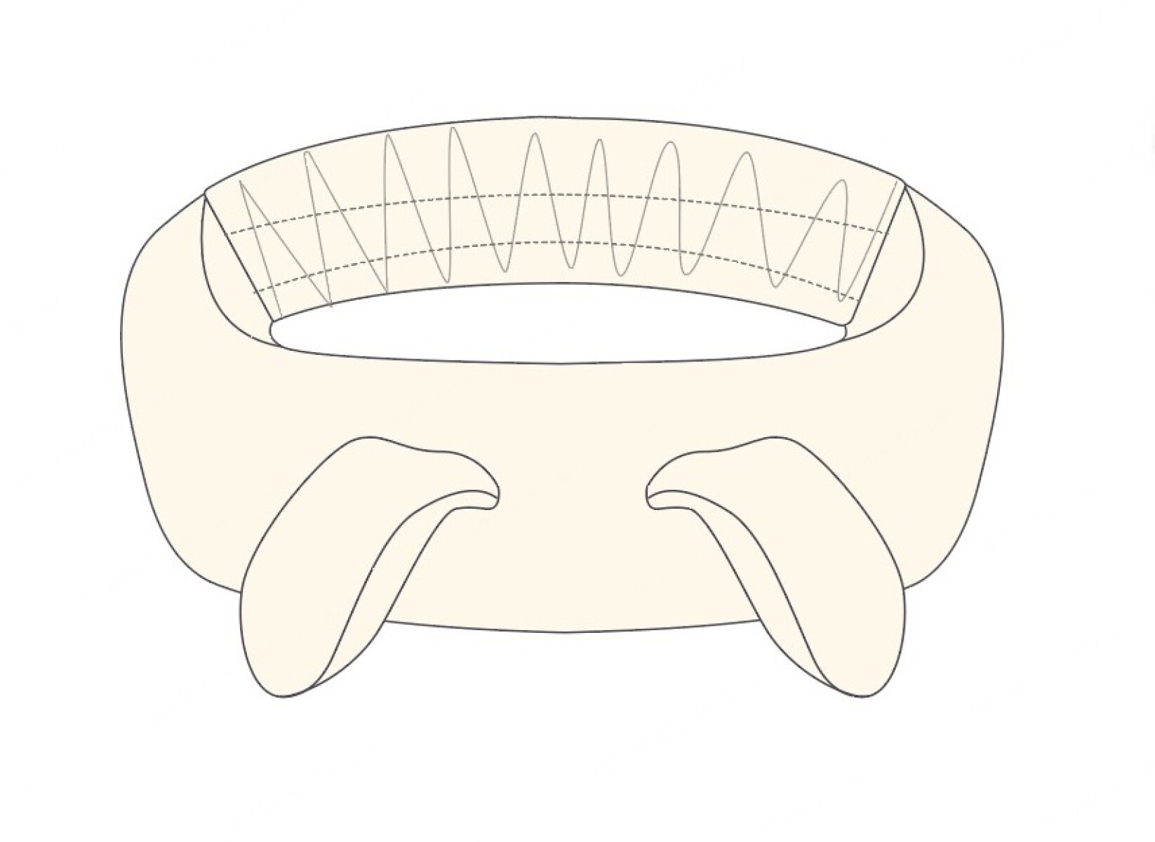 Vincha maquillaje perrito 