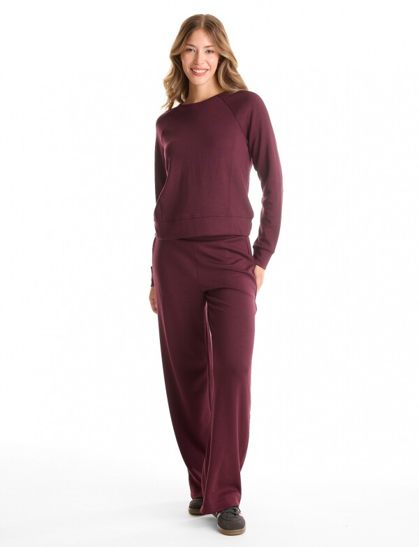 Set Buzo & Jogger BORDEAUX