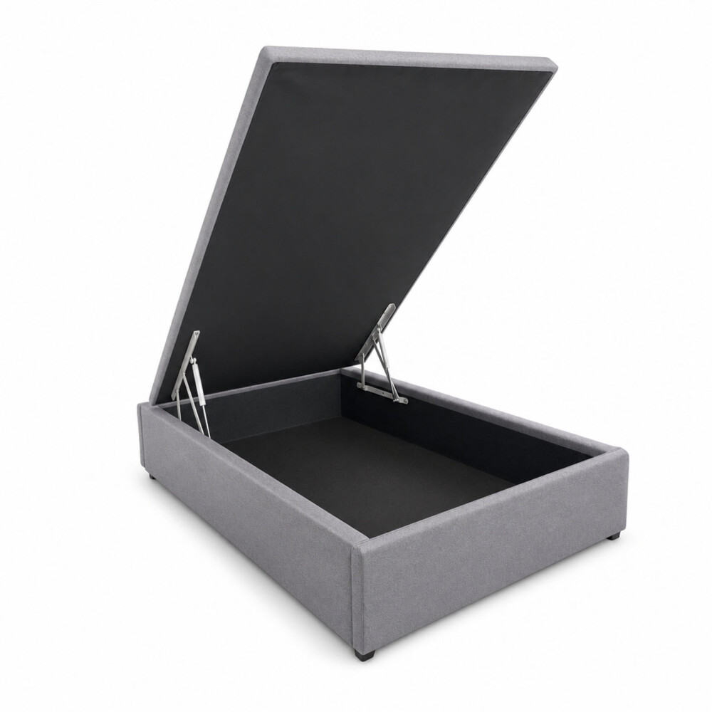 BOX BAÚL 1 1/2 PLAZA MADERA GRIS ARCA