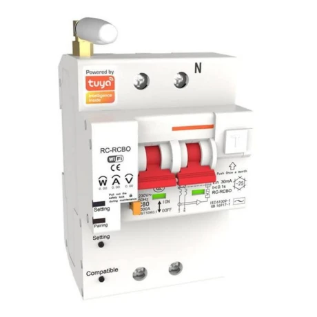Llave Eléctrica 2 Polos 16A Tuya Smart 001