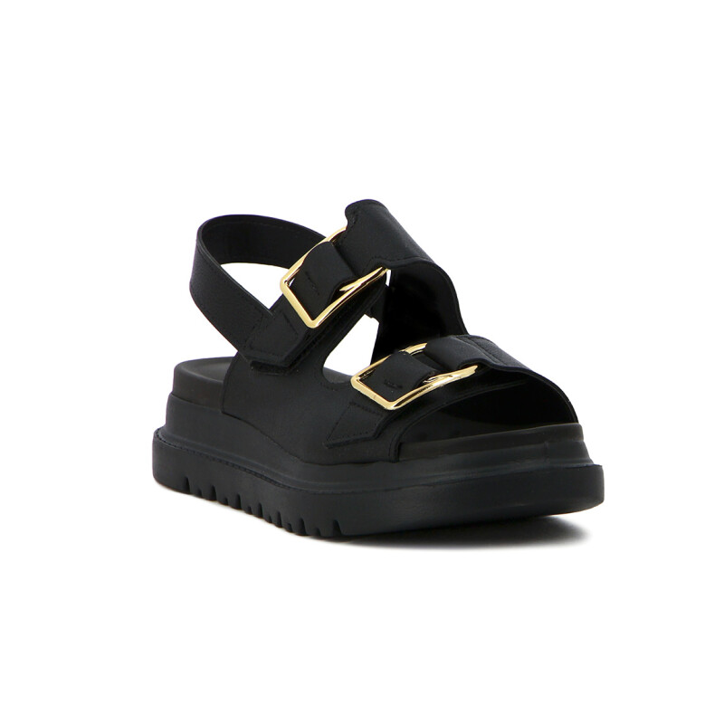 Modare Sandalia Dama Dos Trias C/ Hebilla Y Pulsera Negro