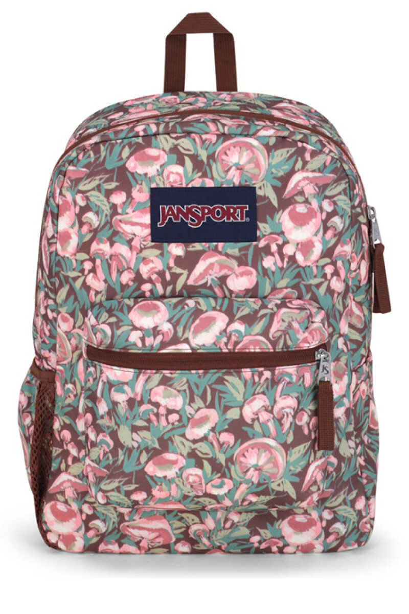 MOCHILA JANSPORT CROSS TOWN - PAINTERLY MUSHROOMS 