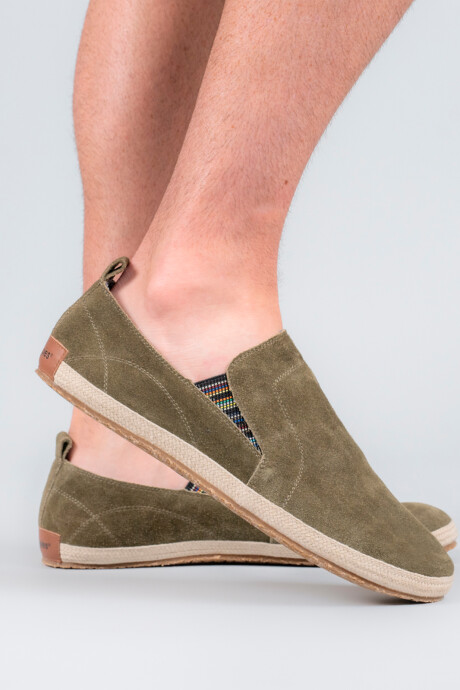 Zapatilla Party Verde Oliva