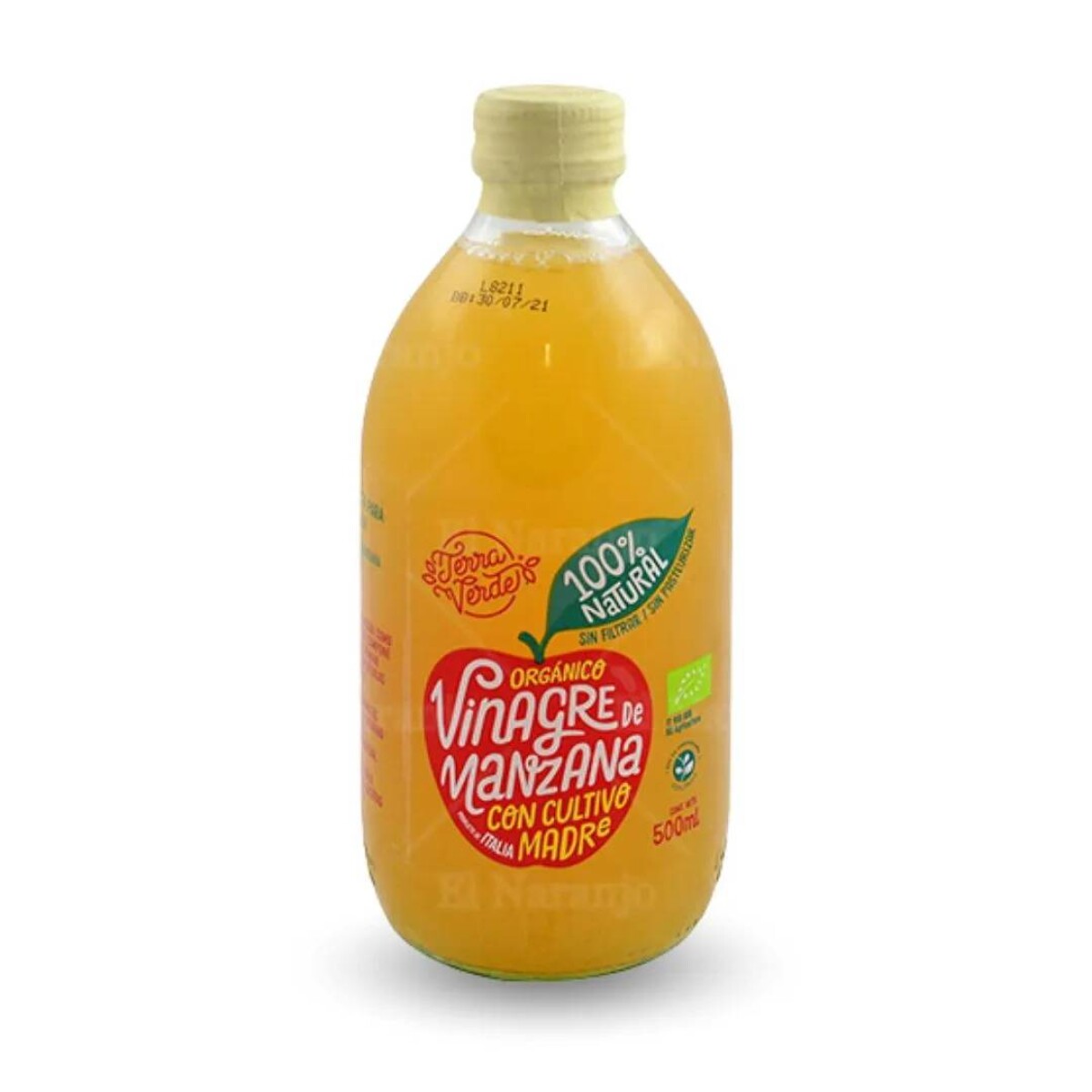 Vinagre de Manzana Terra verde organico - 500 ml 