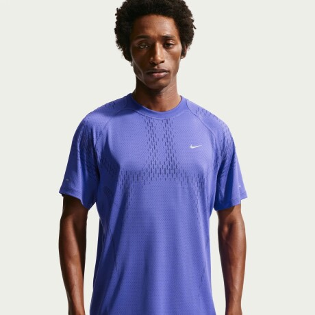 Remera Nike Para Running Dri Fit Blue
