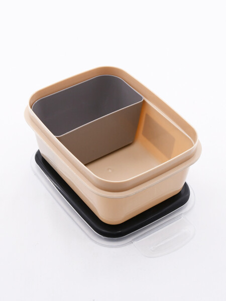 CONTENEDOR CON DIVISIONES BEIGE