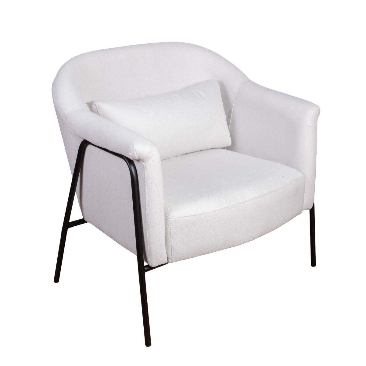 BUTACA - TELA-Y-METAL NATURAL-BEIGE LYON NATURAL 