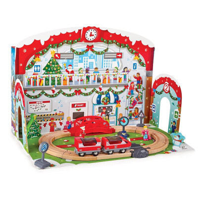 Estación de Tren Calendario de Adviento Hape Estación de Tren Calendario de Adviento Hape