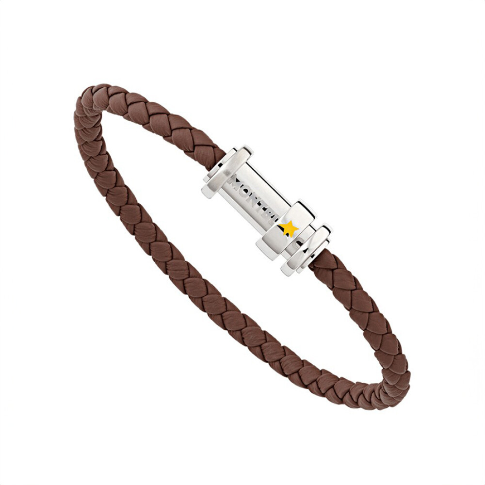 Montblanc 12378963 Le Petit Prince - Pulsera De Piel De Color Marrón Montblanc 12378963 Le Petit Prince - Pulsera De Piel De Color Marrón