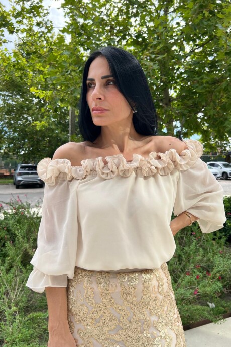 Blusa Betina Beige