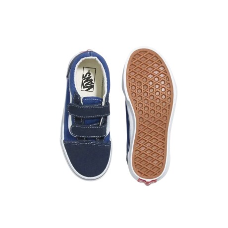 Championes Vans UY Old Skool V de niño Blue