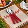 Primavera Rojo Set 3 cucharas postre 60330/8 Primavera Rojo Set 3 cucharas postre 60330/8