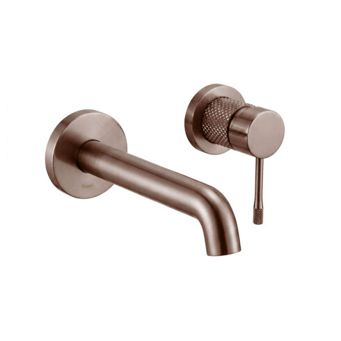 Grifería Lavatorio Pared Signature Bronce Cepillado BRONCE-ROSE GOLD