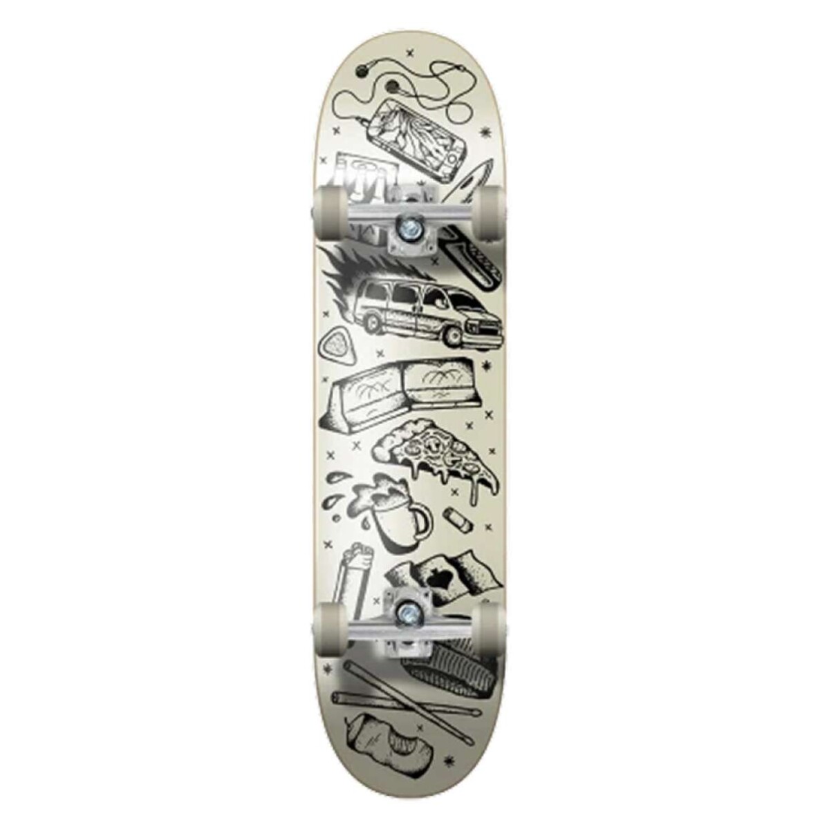 Skate armado KFD PROGRESSIVE WALLPAPER - 8.0'' 