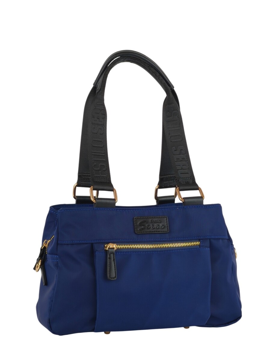 Cartera 3 divisiones - Azul 