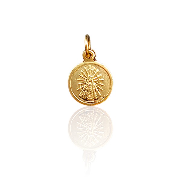 Dije Virgen de Lujan-Oro bajo-Sin piedra-CP8515 Sinpiedra