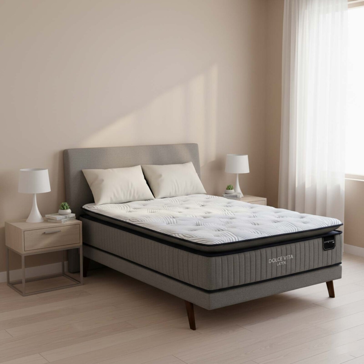 SOMMIER - 2 PLAZAS RESORTES DOLCEVITA 