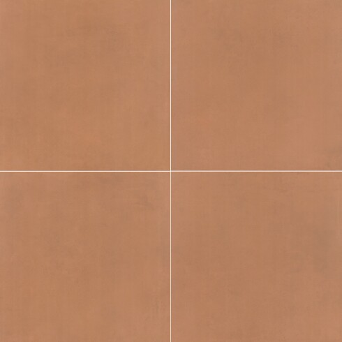 PORCELANATO GUACHE 120X120 TERRACOTA ACETINADO RECTIFICADO GAMAS DE TERRACOTA