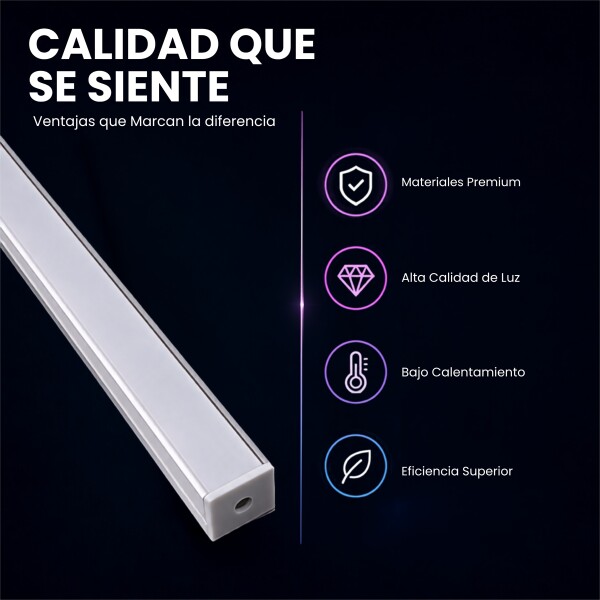Luz LED Panel WPC RGB Varios Modos 100 cm RGB