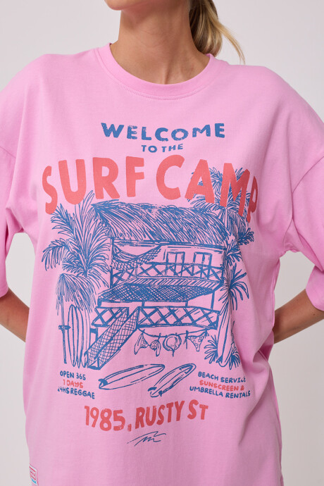 T-SHIRT SOMERA RUSTY Rosado