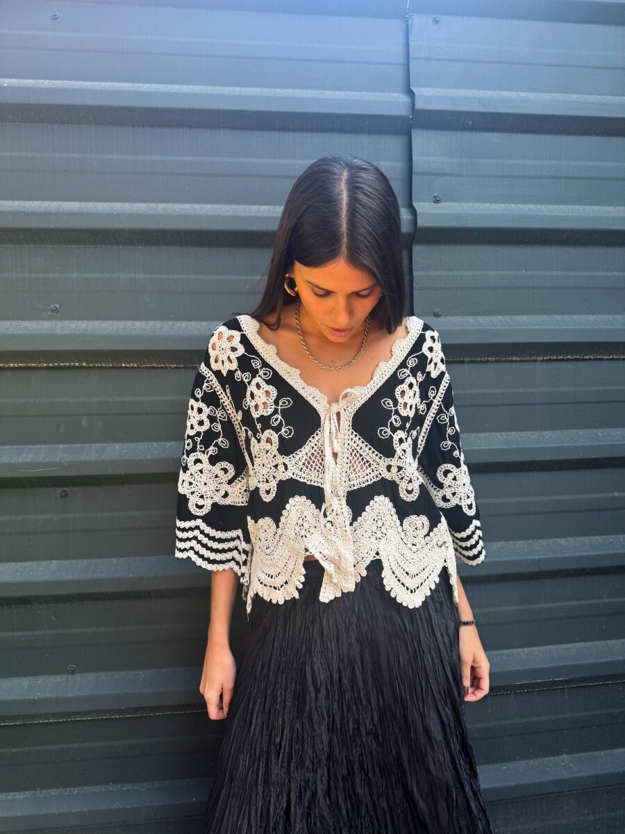 Camisa Parikia - NEGRO 