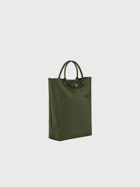 Longchamp - Cartera Tote plegable, de nylon y asa corta, Le pliage M Azul medio