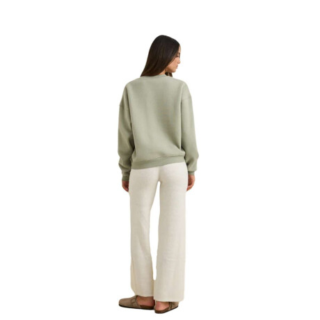 Buzo Rhythm Melia Crew Neck Fleece Verde