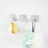 2 Ganchos Perchero Multiuso Metálico Adhesivo Baño Cocina 2 Ganchos Perchero Multiuso Metálico Adhesivo Baño Cocina