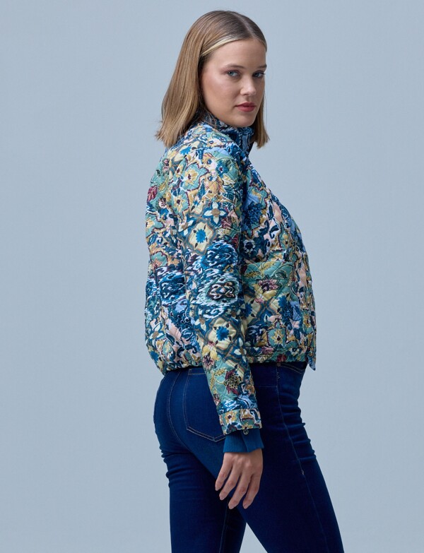 Chaqueta Capitoneada MULTI/VERDE