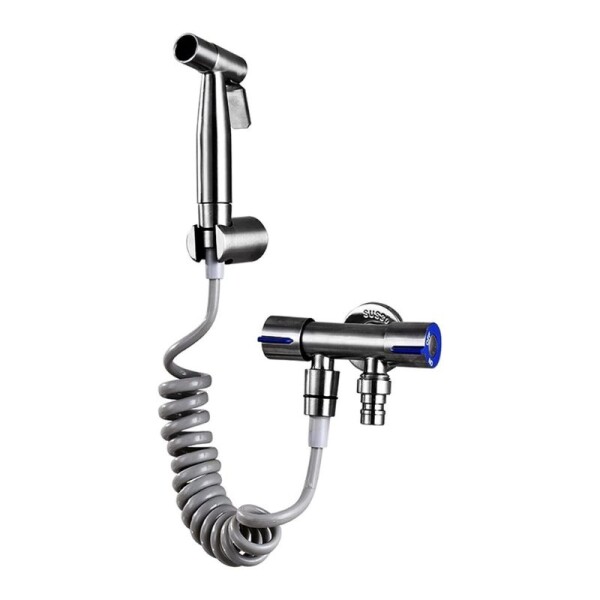DUCHA HIGIENICA SALIDA DOBLE CON LLAVE CROMADA DUCHA HIGIENICA SALIDA DOBLE CON LLAVE CROMADA