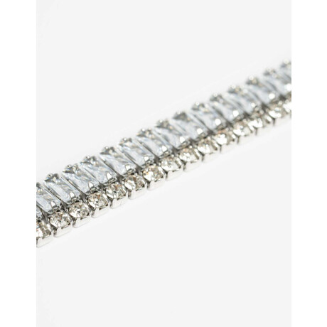 Collar Corto Layer Strass Cristal