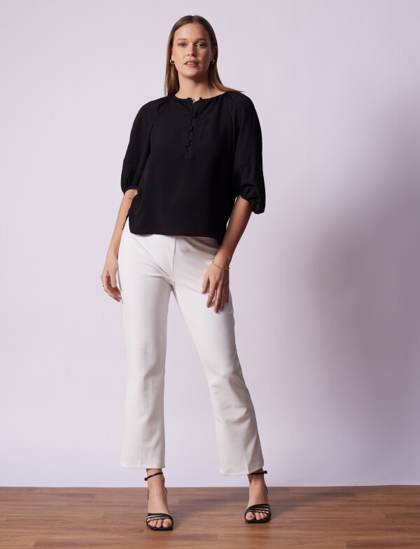 Blusa Gasa NEGRO