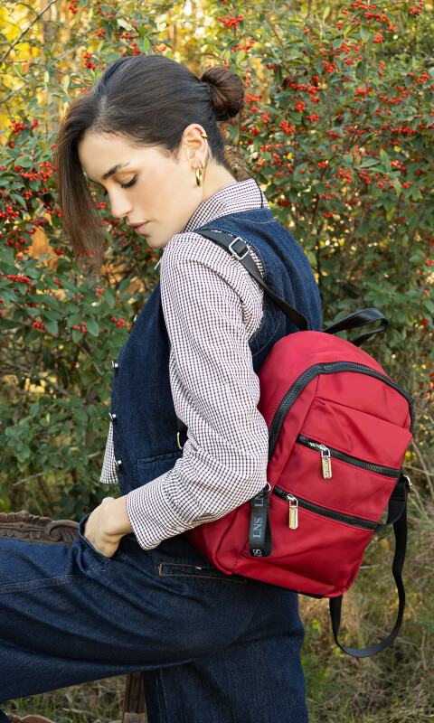 MOCHILA MELILLA ROJO