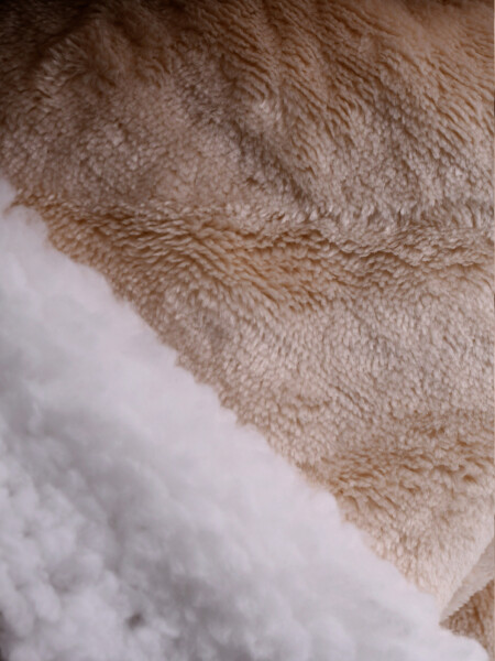 MANTA SHERPA 2 PLAZAS BEIGE