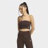 Top Adidas Bandeau Essentials Marrón