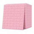 REVESTIMIENTO AUTO ADHESIVO 3D 70 X 77 CM X 3 MM - LADRILLO ROSADO X 10 REVESTIMIENTO AUTO ADHESIVO 3D 70 X 77 CM X 3 MM - LADRILLO ROSADO X 10