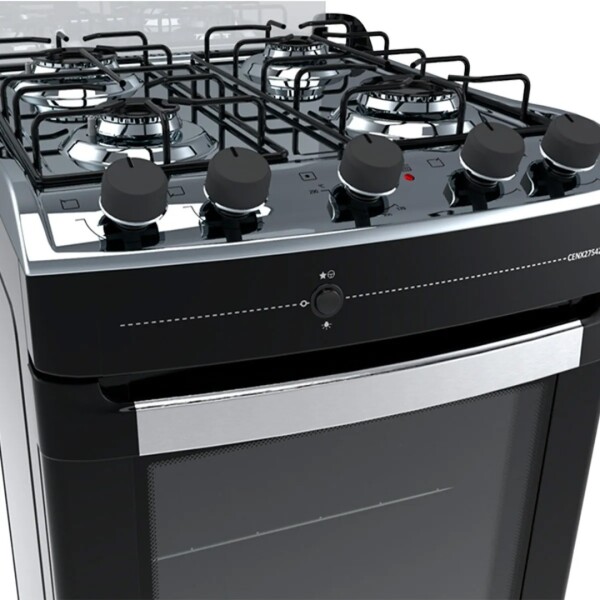 Cocina Supergas Enxuta Cenx27542w-1/ng-1 NEGRO