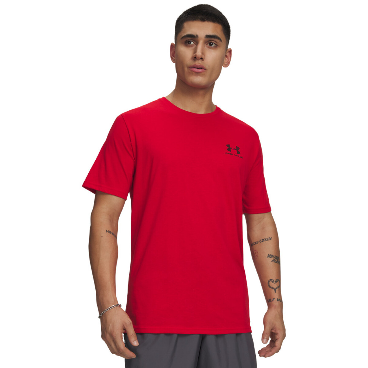 UA M SPORTSTYLE LC SS-ORG - RED-600 
