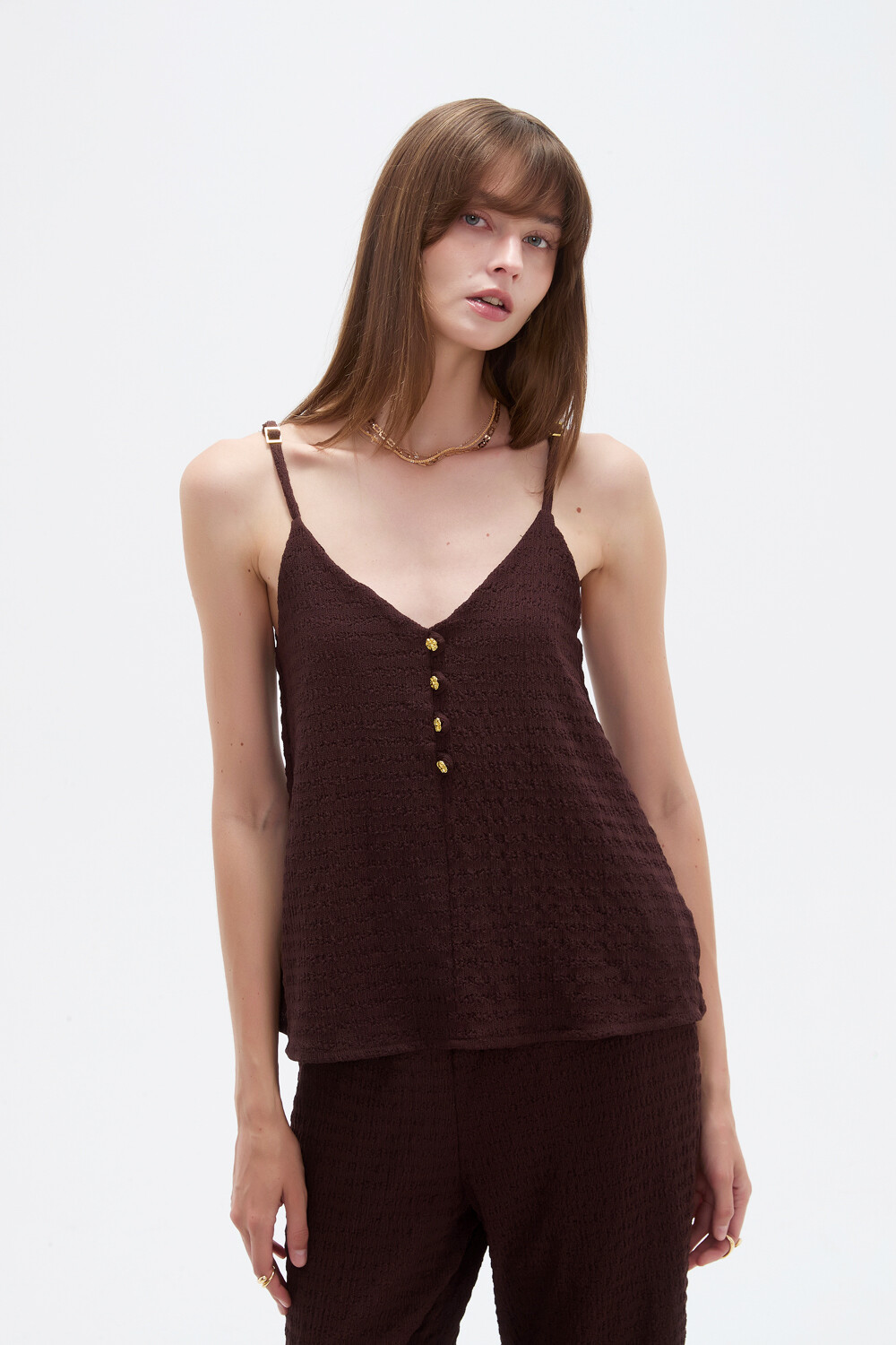 Musculosa Marvo Marron