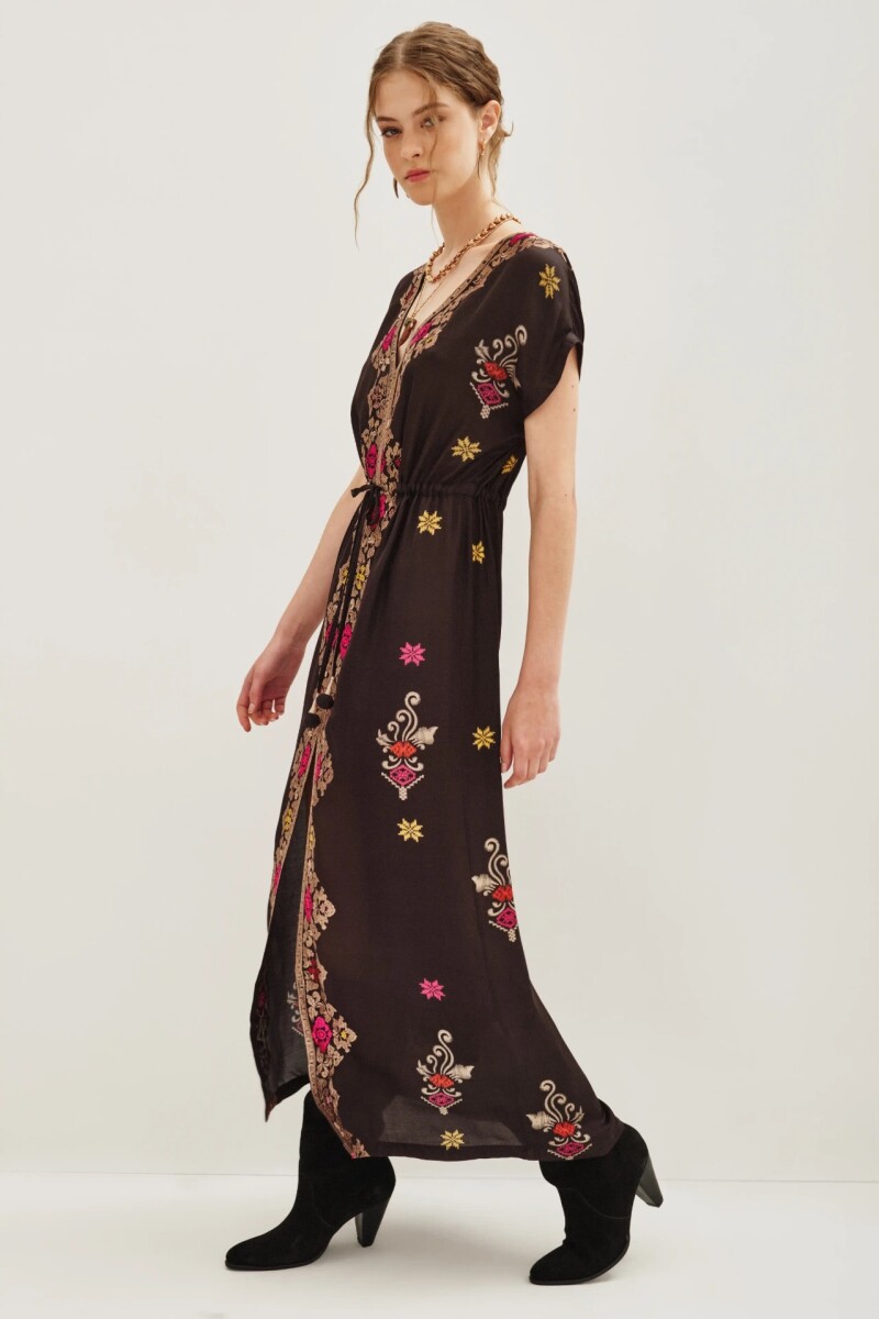 Vestido Buganda Nomadic Negro