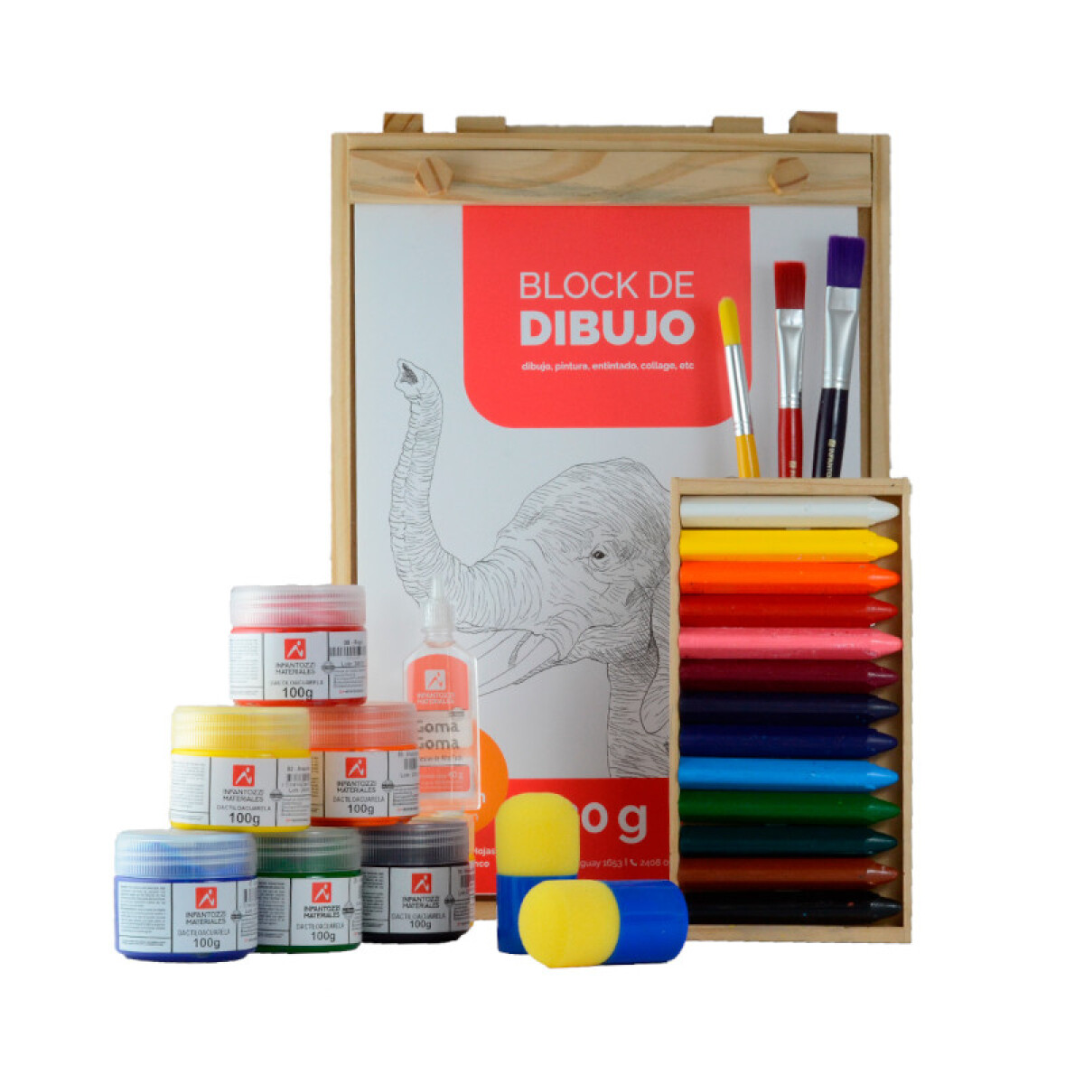 Valija pintor pequeños artistas 